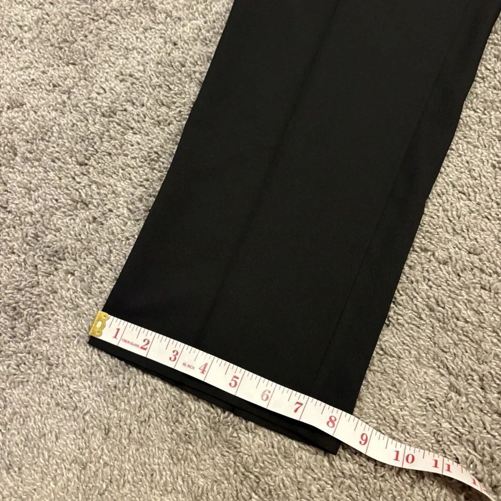 NEW HAGGARD MEN'S SUPER FLEX WAIST BAND GOLF / DRESS PANTS BLACK 38x30 HD70008